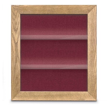 United Visual Products Indoor Enclosed Combo Board, 42"x32", White Frame/Black & Forbo UVCB4232W-BLACK-FORBO